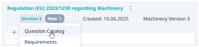 Open specific version